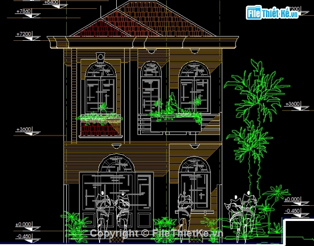 nhà phố,nhà phố đẹp,File thiết kế